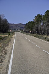 Fototapeta premium ruta por villardeciervos