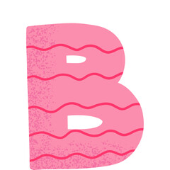 Hand Drawn B Letter 