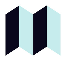 uncovered paper icon illustration on transparent background