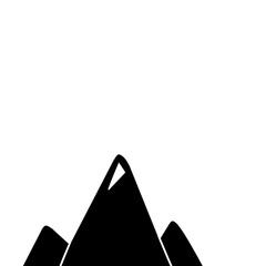 Fototapeta premium siluet mountain