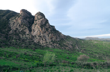landscape in the mountains