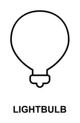 light bulb icon illustration on transparent background