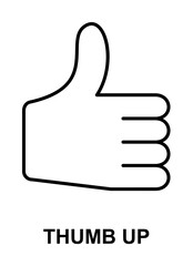 thumb up icon illustration on transparent background