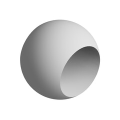 3d sphere icon design. Business presentation infographic graph element.