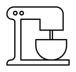 mixer icon illustration on transparent background