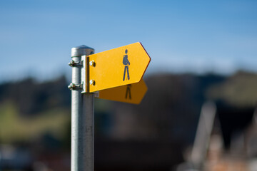 Schweizer Wandertafel