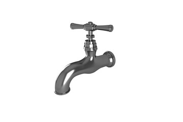Gray faucet