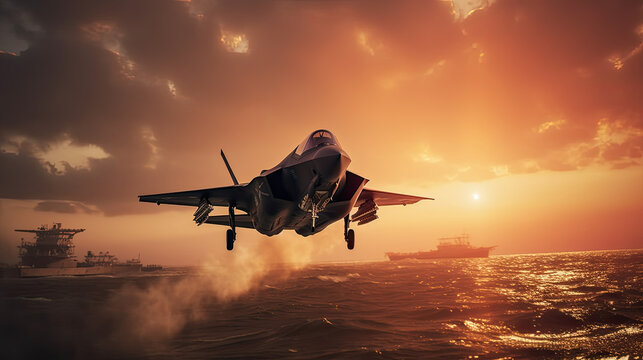 Ai generative model of United States Air Force F-35 Lightning II