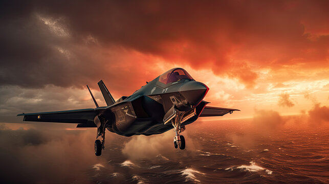 Ai generative model of United States Air Force F-35 Lightning II