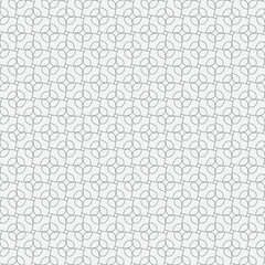 Vector seamless pattern. Modern stylish texture. Monochrome, linear abstract background.