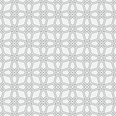Vector seamless pattern. Modern stylish texture. Monochrome, linear abstract background.