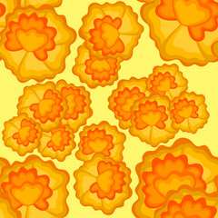 Abstract floral seamless pattern multicolored 