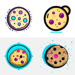 cookie icon set