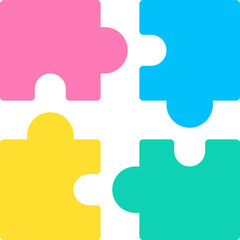 Fototapeta premium puzzle icon