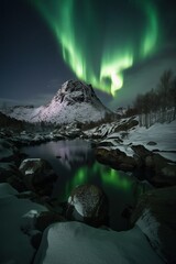  The Northern Lights in Norway, generative artificial intelligence
