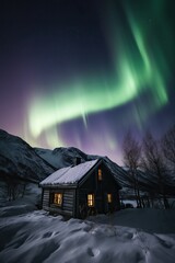  The Northern Lights in Norway, generative artificial intelligence
