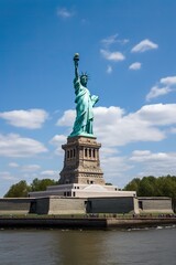 Fototapeta premium The Statue of Liberty in New York USA , generative artificial intelligence 
