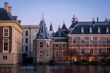 Binnenhof / Torentje Den Haag - obrazy, fototapety, plakaty