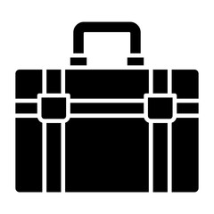 Suitcase Glyph Icon