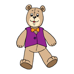 Teddy bear cartoon
