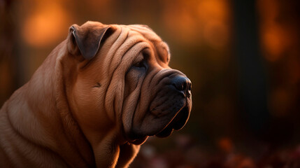 english bulldog portrait