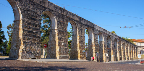 Aqueduct of Sao Sebastiao, Combra, Portugal