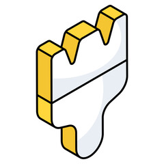      Vector design of paint brush icon