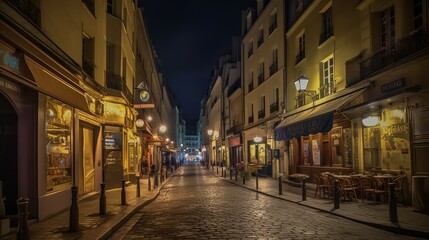 Naklejka na ściany i meble Paris by Night