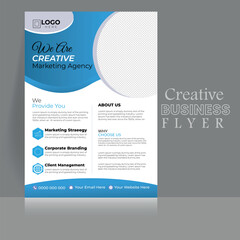 The corporate technology Flyer  was created with Adobe Illustrator in EPS format.The Flyer template is suitable for everybody.
If you want to change any text, you just need to go -TEXT group- and you 