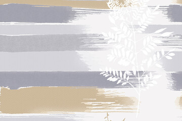 Watercolor, various flowers, beautiful strawberry animals