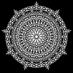 Black and white mandala to color, coloring shapes, mandalas, black and white, geometric shapes, art