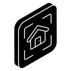 Premium download icon of home target 