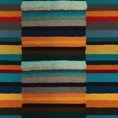 striped felt - seamless pattern, generative ai