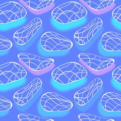 Summer stones seamless stripes pattern for wrapping paper and fabrics and linens and kids clothes print