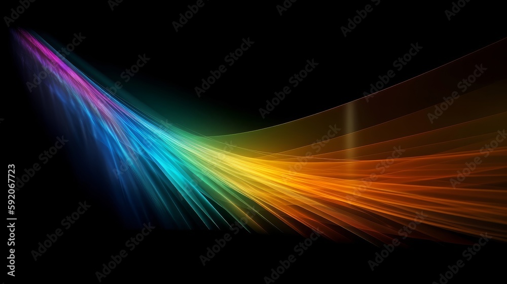 Poster Dark Multicolor modern elegant backdrop. Modern abstract illustration with gradient. Background for a cell phone. Generative ai