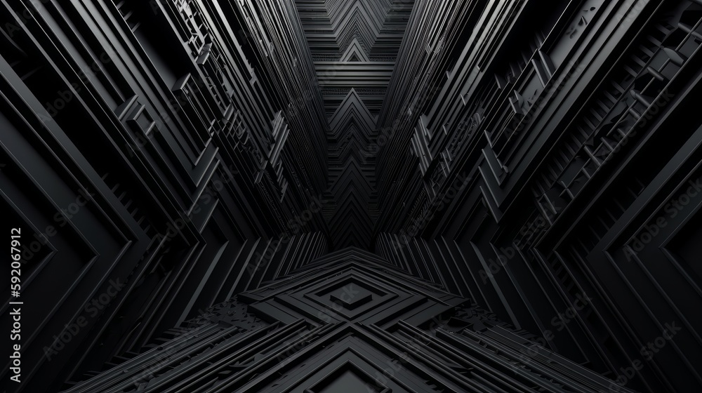 Poster the geometric background by stripes. generative ai