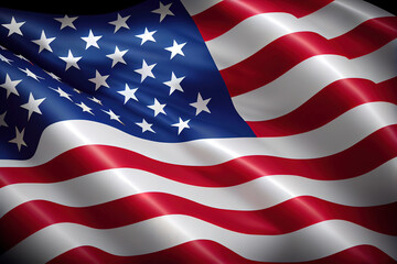 Obraz premium Patriotic USA background. Happy Labor Day. Generative Ai
