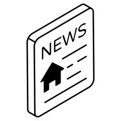 Trendy design icon of Web Page