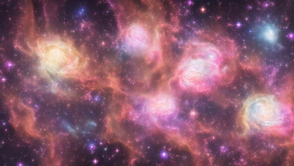 Fototapeta premium Cosmos, Generated AI