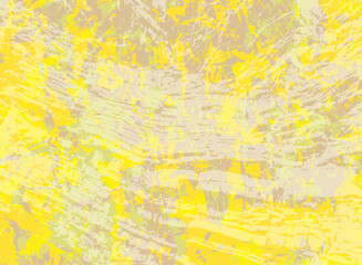 Grunge old paint vector background design. Hand painting imitation.