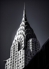 Chrysler Building NYC: Breathtaking Architectural Marvel - generative ai - obrazy, fototapety, plakaty