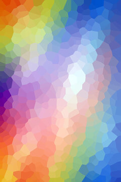 Light rainbow crystalline background, festive image. Vertical photo.