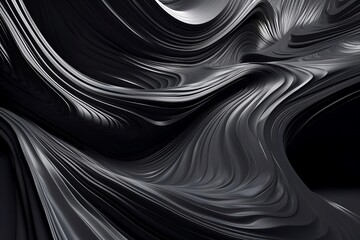 Curves gray abstract background