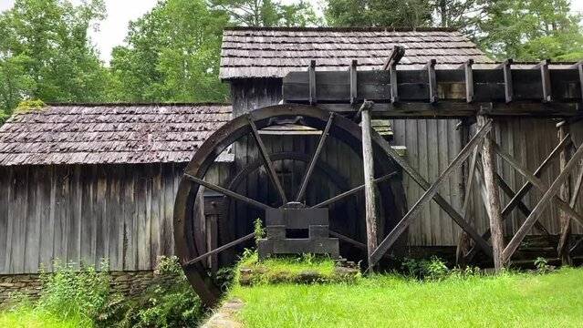 Mabry Mill on the Blue Ridge Parkway. Ed and Lizzy Mabry built the mill to ground corn and saw lumber.  A popular and picturesque places along the Parkway. 