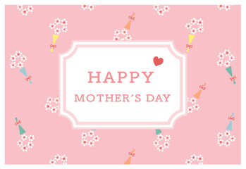 Happy Mother's day! Floral greeting cards. Vector illustration for background, card, invitation, banner, social media post, poster, mobile apps, advertising. 