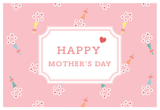 Happy Mother's day!  Floral greeting cards. 
Vector illustration for background, card, invitation, banner, social media post, poster, mobile apps, advertising. 
