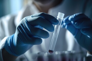Medical science in laboratory for research, analytics and medicine. Generative Ai