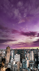 Fototapeta premium Paisagem Urbana Metrópole Cidade São Paulo Capital Centro Prédios Engenharia Arquitetura Janelas Céu Por do Sol Urbanismo Largo Arouche Praça República Ruas Avenidas Campos Elíseos Vila Buarque Drone