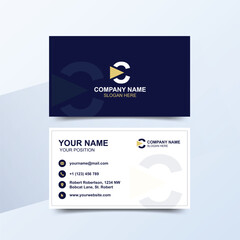 Fototapeta premium Vector Modern Creative and Clean Business Card Template
