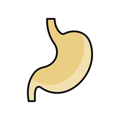 Obraz premium Stomach icon. Suitable for Web Page, Mobile App, UI, UX and GUI design